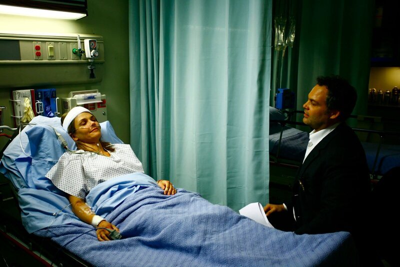 (l-r) Kathryn Erbe as Det. Alexandra Eames, Vincent D’Onofrio as Det. Robert Goren – Bild: NBC Universal, Inc.