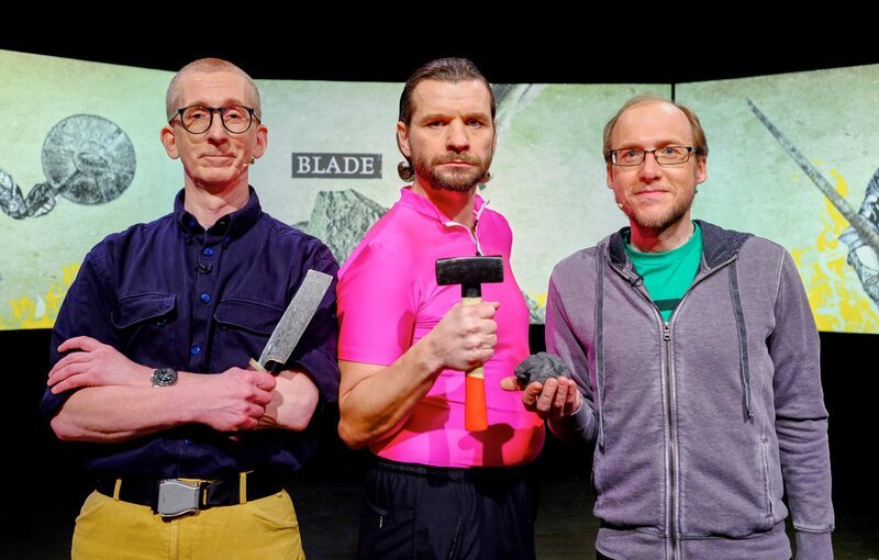 Gunkl, Martin Puntigam, Dr. Florian Freistetter. – Bild: ORF/​Hans Leitner