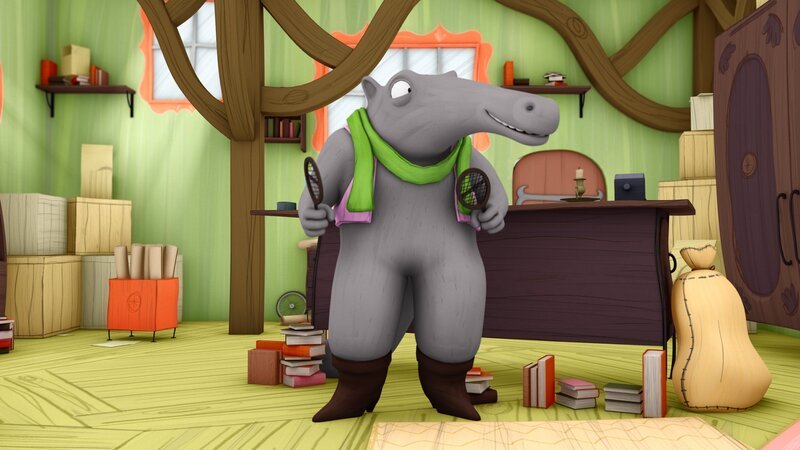 Frank begutachtet seine neueste Erfindung. – Bild: NDR/​France Télévisions Distribution