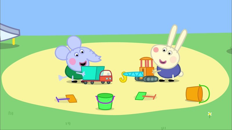 L-R: Edmond Elephant, Richard Rabbit. – Bild: Paramount
