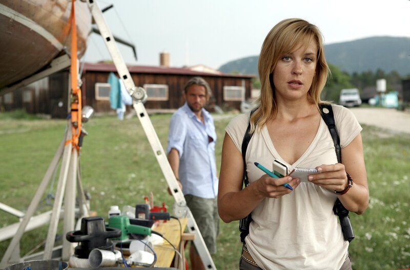 Erich Altenkopf (Johannes Weissenberger), Lilian Klebow (Penny Lanz). – Bild: ORF/​Satel-Film/​Petro Dom