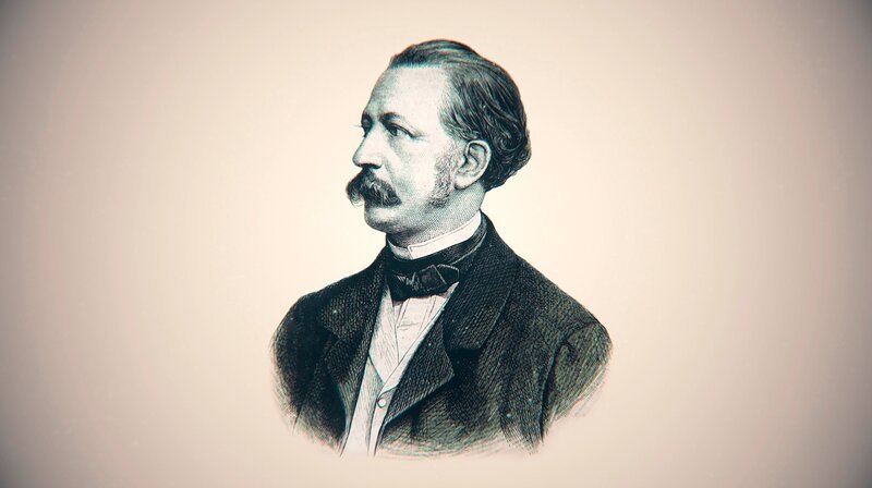 Theodor Fontane in den Jahren, in denen er seine Wanderungen begann. – Bild: rbb/​Fontane-Archiv Potsdam