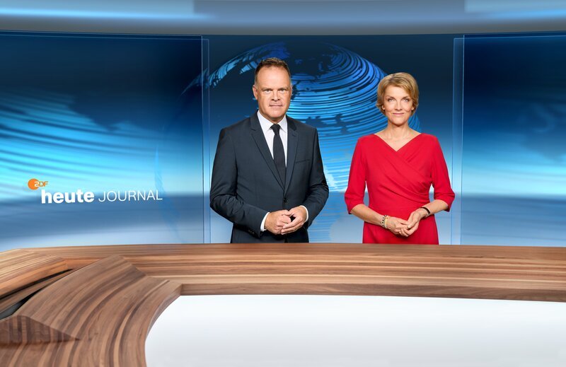 Christian Sievers, Marietta Slomka – Bild: ZDF und Klaus Weddig, [M] Meike Wittenstein