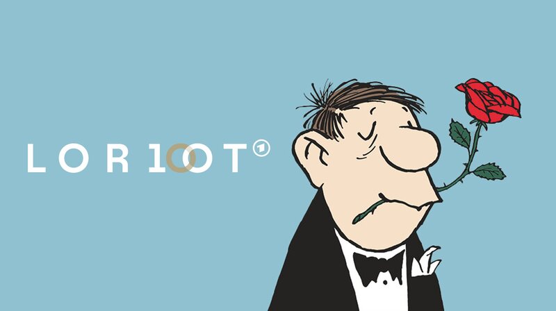 Loriot 100 – Key Visual zur Sendung. – Bild: ARD/​SWR
