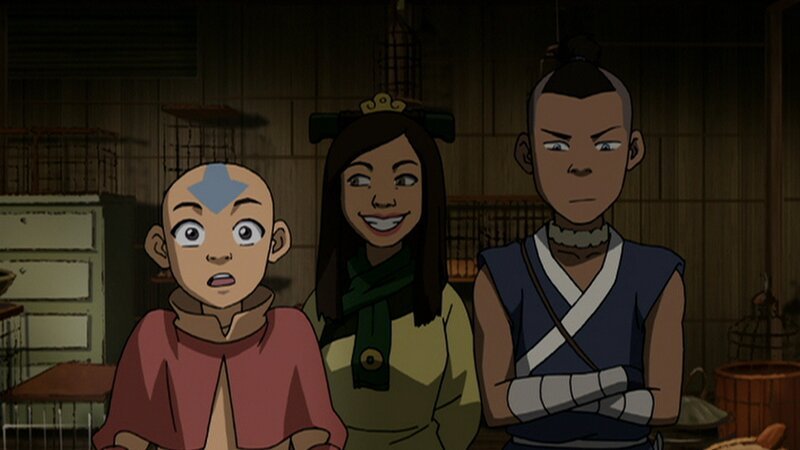 L-R: Aang, Joo Dee, Sokka – Bild: Nicktoons