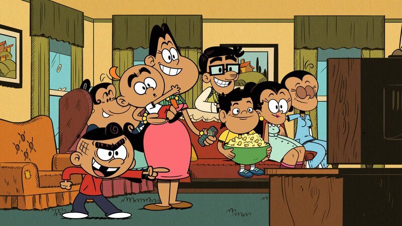 L-R: Carl Casagrande, Rosa Casagrande, Carlitos Casagrande, Frida Puga Casagrande, Carlos Casagrande, CJ Casagrande, Carlota Casagrande, Maria Santiago – Bild: ViacomCBS