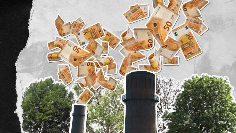Der europäische Emissionshandel ist zu einem Markt geworden, an dem viele mitverdienen: Staaten, Unternehmen und auch Investoren. – Bild: ZDF und Jenny Kolbe