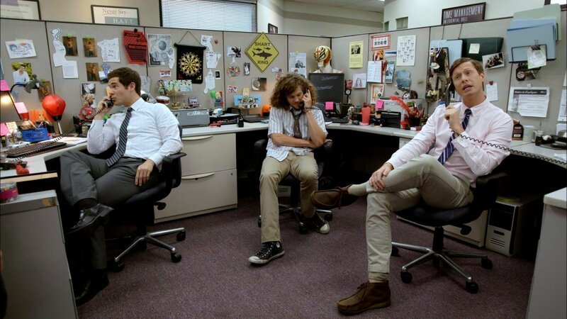 L-R: Adam DeMamp (Adam DeVine), Blake Henderson (Blake Anderson), Anders Holmvik (Anders Holm) – Bild: Comedy Central (DE)