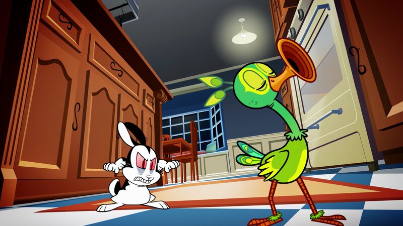 v.li.: Bunnicula, Yellow Bellied Sound Sucker – Bild: BUNNICULA ™ and Warner Bros. Entertainment Inc.