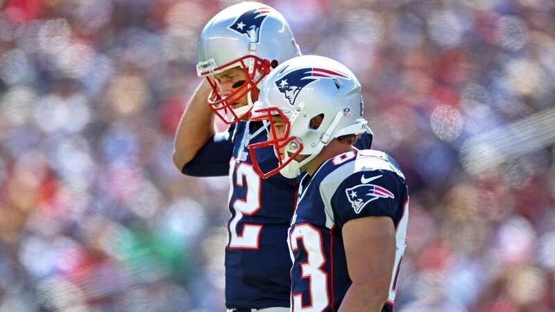 Tom Brady (l.) und Wes Welker – Bild: RTL/​ESPN – Getty Images