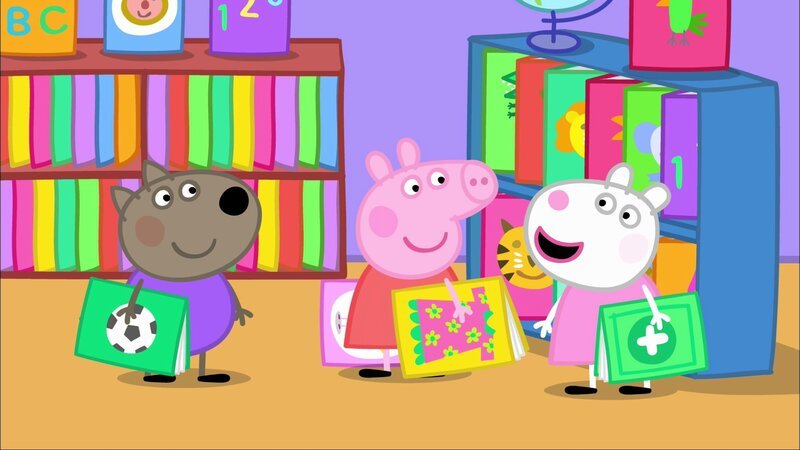 L-R: Danny Dog, Peppa Pig, Suzy Sheep – Bild: Paramount