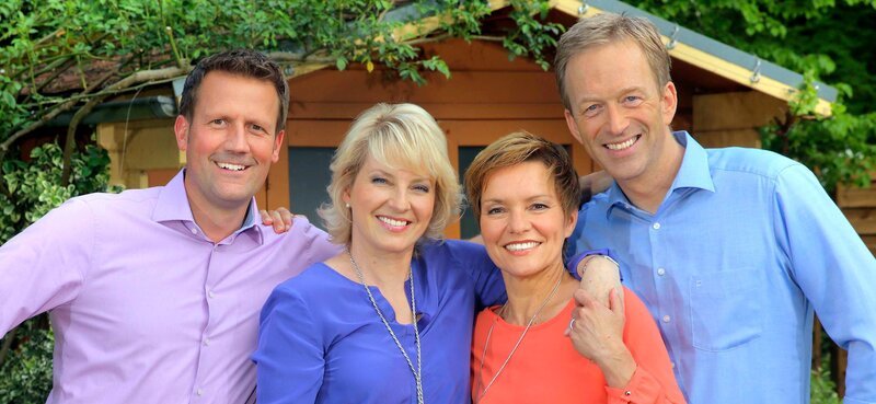 Diese Woche mit Jens Hübschen (li.), hier mit Heike Greis, Evelin König und Martin Seidler. – Bild: SWR/​Stephanie Schweigert /​ SWR-Pressestelle/​Fotoredaktion