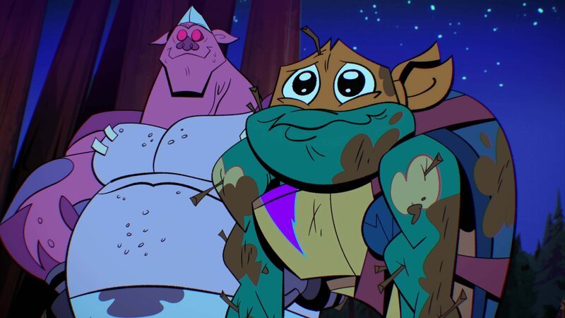 v.li.: Meat Sweats, Michelangelo – Bild: Paramount