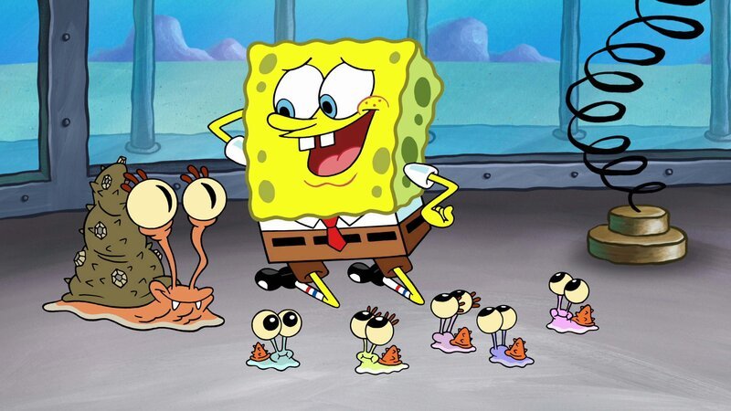 Lighthouse Louie (l.), SpongeBob, Lighthouse Louie’s babies – Bild: Viacom International Inc.