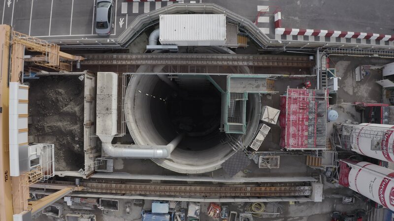 Bauprojekt der Superlative: Der neue „Super Sewer“ in London soll das Abwassersystem entlasten und die Themse sauberer machen. – Bild: Phoenix Television Limited / ZDF und Phoenix Television Limited Bauprojekt der Superlative: Der neue „Super Sewer“ in London soll das Abwassersystem entlasten und die Themse sauberer machen. – Bild: Phoenix Television Limited / ZDF und Phoenix Television Limited