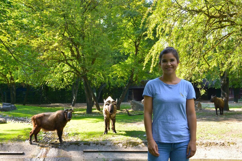 Im Tierpark Hellabrunn lernt Anna Takine kennen. – Bild: BR