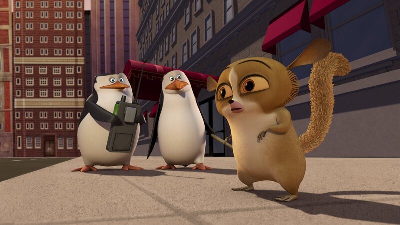 L-R: Skipper, Rico, Mort. – Bild: ViacomCBS