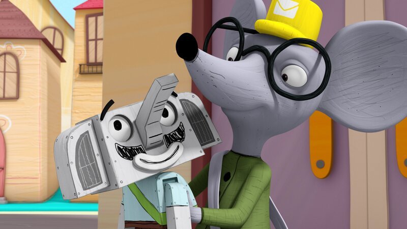 Henrietta liebt es, mit den kleinen Robotern zu kuscheln. – Bild: NDR/​France Télévisions Distribution