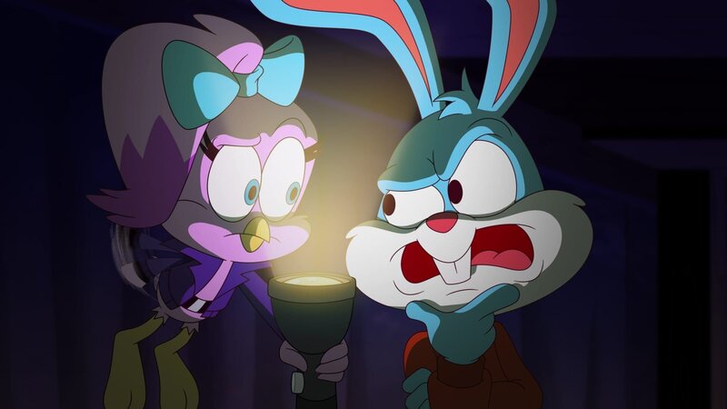 v.li.: Sweetie Bird, Buster Bunny – Bild: Warner Bros. Animation /​ Amblin Television