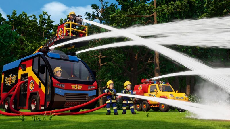 Rettungswagen Jupiter hat nach seiner Überholung noch mehr Funktionen und kann noch besser Feuer löschen. – Bild: Prism Art & Design Limited