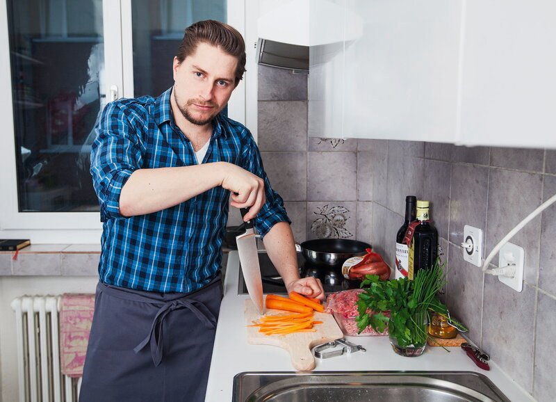 SRF bi de Lüt – Männerküche, Folge 2: Lorenz Graf. – Bild: SRF1