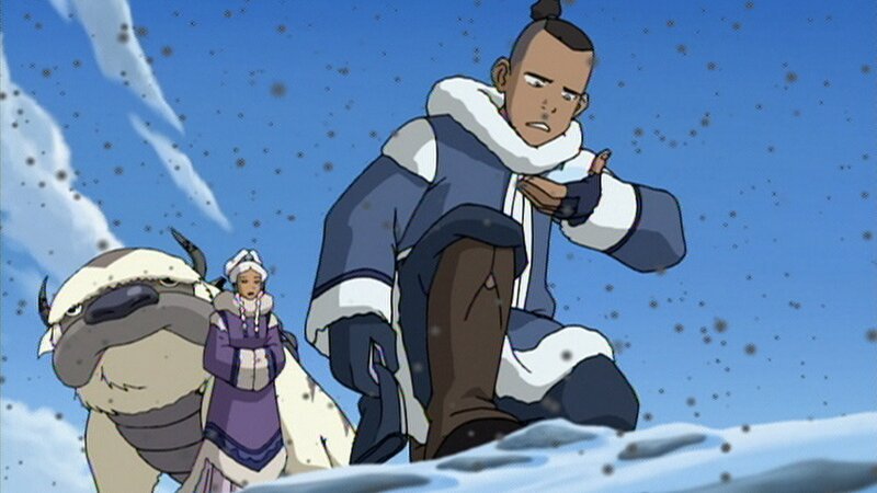L-R: Appa, Yue, Sokka – Bild: Nicktoons