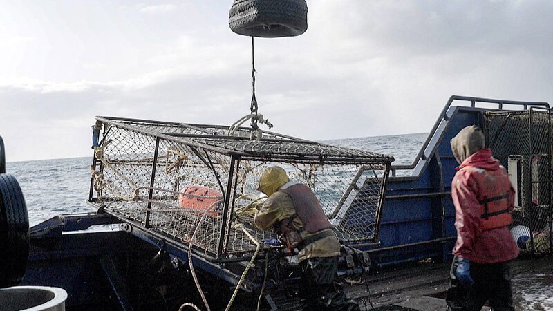 Titan Explorer crew prepping pot on launcher – Bild: Warner Bros. Discovery, Inc. or its subsidiaries and affiliates
