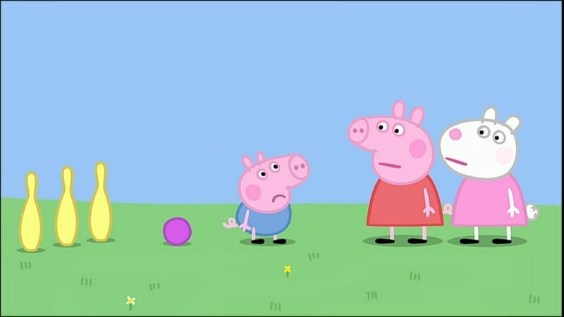 v.li.: George Pig, Peppa Pig, Suzy Sheep – Bild: PLURIMEDIA (Astley Baker Davies /​ Rubber Duck /​ Entertainment /​ Eone)