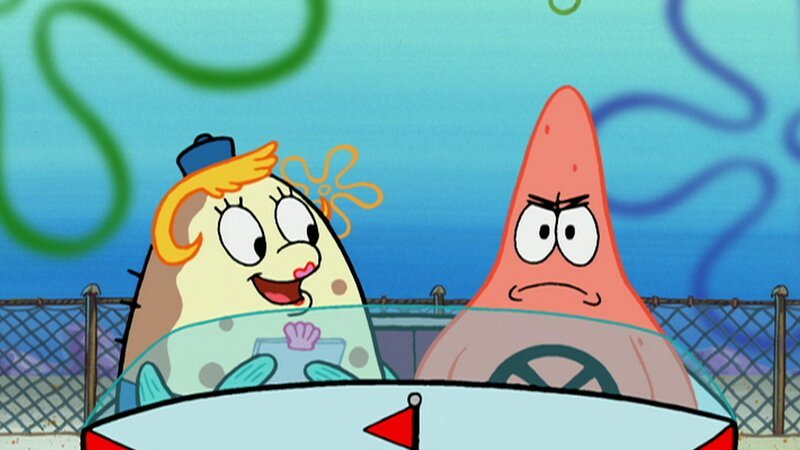 L-R: Mrs. Puff, Patrick – Bild: ViacomCBS