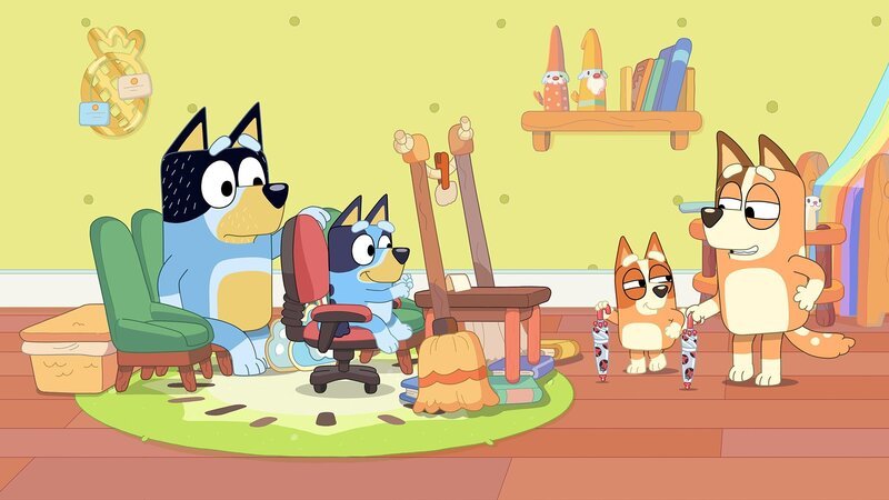 L-R: Bandit, Blucy, Bingo, Chilli – Bild: Disney+