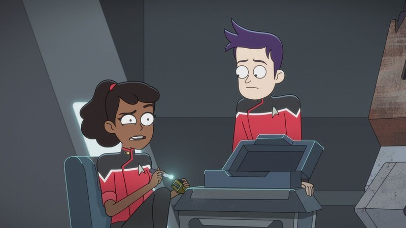 v.li.: Beckett Mariner, Brad Boimler – Bild: Paramount+