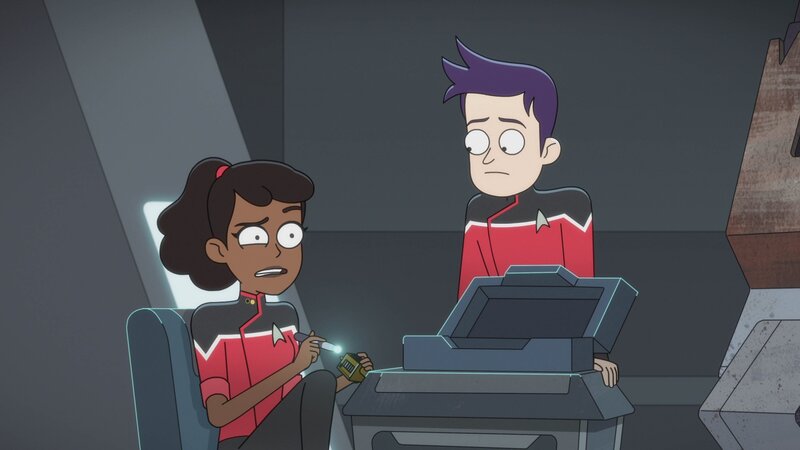 v.li.: Beckett Mariner, Brad Boimler – Bild: Paramount+