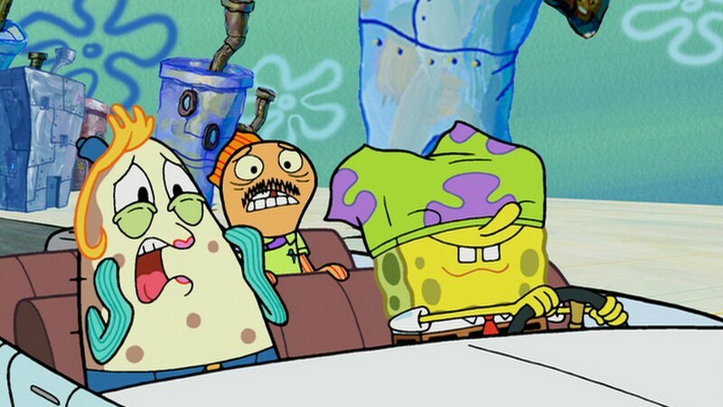 Vorne, l-r: Mrs. Puff, SpongeBob – Bild: ViacomCBS
