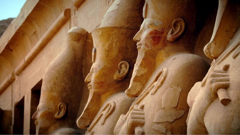 Sculpture at Luxor Temple – Bild: Discovery Communications /​ Windfall Films Ltd /​ Elspeth Livingstone