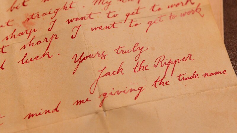 The letter that named the Ripper – Bild: Crime + Investigation