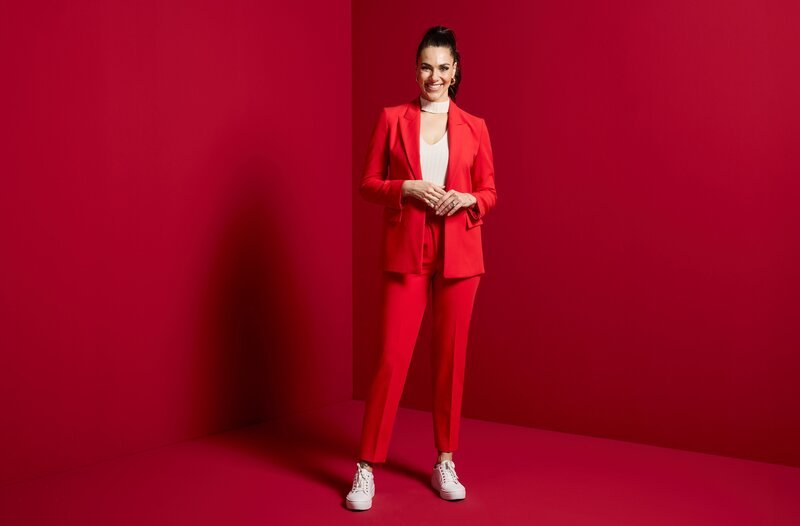 Moderatorin Esther Sedlaczek. – Bild: ARD/​Marc Rehbeck /​ ARD-Programmdirektion