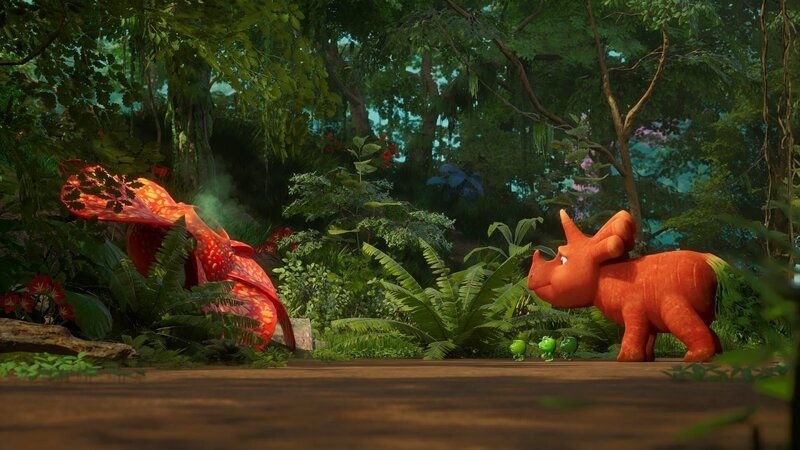 Gingers Nase ist vom Geruch der Blume nicht angetan. – Bild: ZDF/​Cheeky Little Media