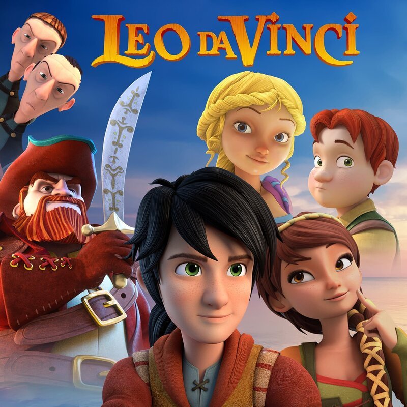 Von links nach rechts: Jack und Robert, der Rote Pirat, Leo, Bianca, Lisa und Lollo. – Bild: WDR/​Alcuni