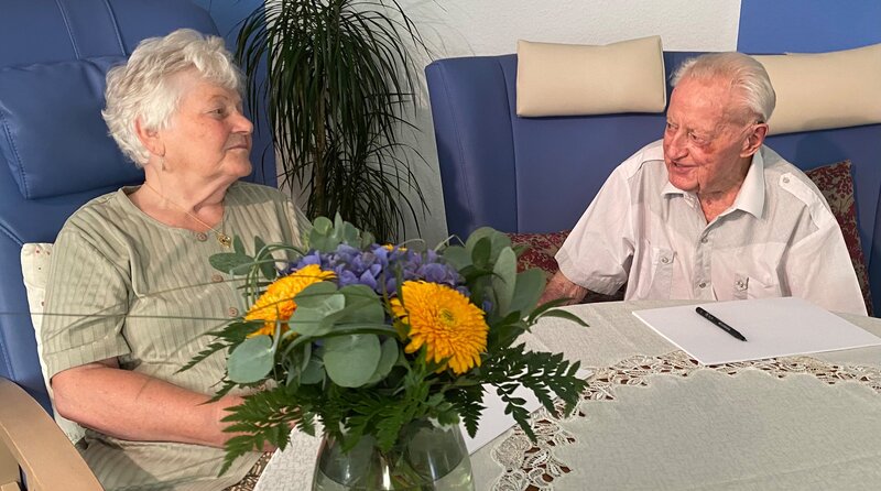 Willa und Otto Ringel aus Hagenow – seit 61 Jahren verheiratet – Bild: NDR/​Kathrin Jarohs