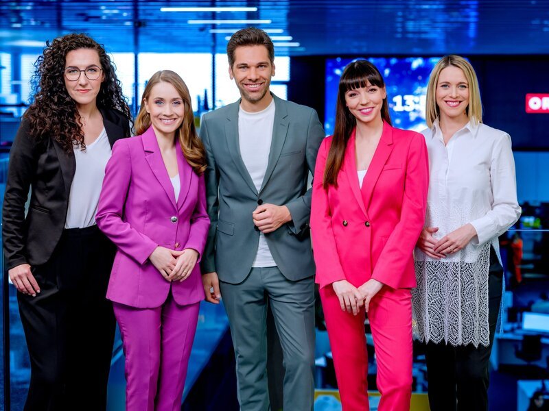 v.li.: Marie-Theres Mürling, Katja Winkler, Philipp Maschl, Lilian Moschen, Mariella Gittler. – Bild: ORF / Hans Leitner v.li.: Marie-Theres Mürling, Katja Winkler, Philipp Maschl, Lilian Moschen, Mariella Gittler. – Bild: ORF / Hans Leitner