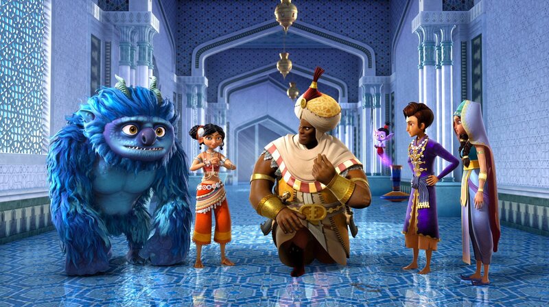 Osman auf Spurensuche: Der Räuberhauptmann hat eindeutige Spuren bei seinem letzten Raubzug hinterlassen. – Bild: rbb/​Hahn Film AG/​Chocolate Liberation Front Pty Ltd/​Toonz Entertainment Pte Ltd