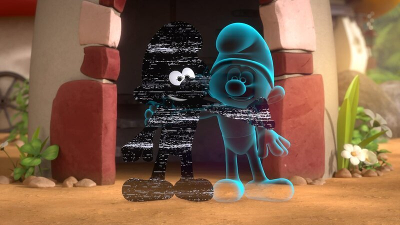 Wenn Heftis Schatten nicht zu ihm zurückkehrt, werden beide für immer verschwinden. – Bild: KiKA /​ Peyo Productions /​ Dupuis Édition & Audiovisuell