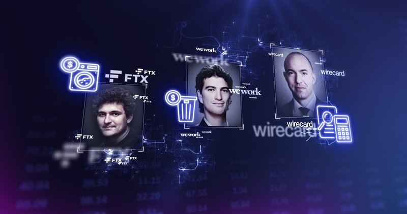 Sam Bankman-Fried, Adam Neumann und Jan Marsalek haben mit Finanztricks Millionen gemacht. Sie zählen zu den prominentesten Hochstaplern der letzten Jahre. – Bild: ZDF und Guerin Blask/​The Forbes Collection
