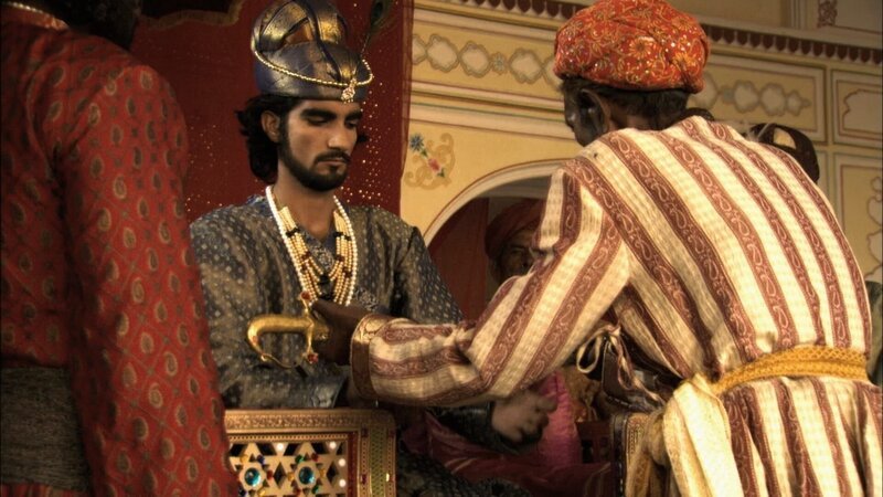 Indischer Großmogul erhält ein wertvolles Schwert als Geschenk. – Bild: ZDF und Ralf Grabowski