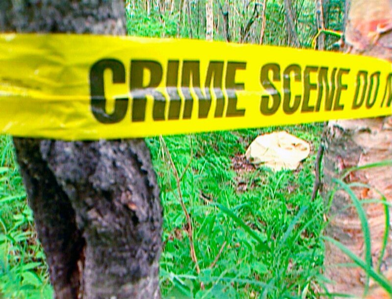 In der Wildnis Alaskas wird eine weibliche Leiche gefunden. Das Bett-Tuch, indem sie eingewickelt ist, liefert den Ermittlern erste Hinweise. – Bild: VOX