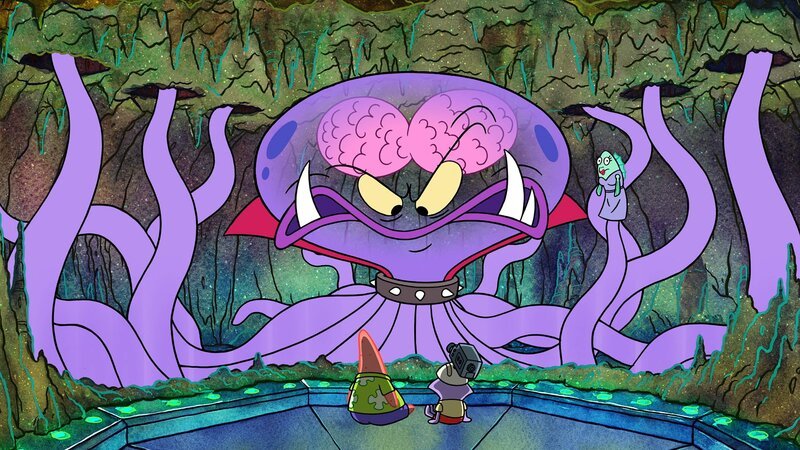 Vorne, v.li.: Patrick, Squidina – Bild: Paramount