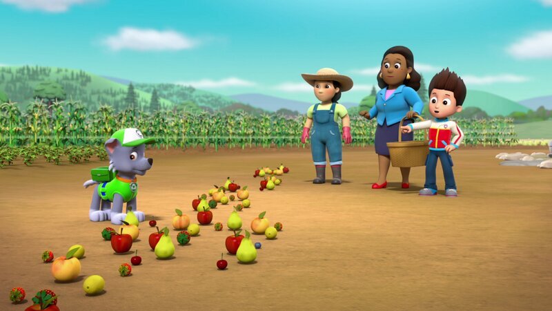 L-R: Rocky, Farmer Yumi, Mayor Goodway, Ryder – Bild: ViacomCBS