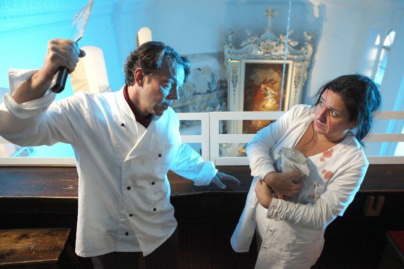 George Lenz (Mario Krötz), Maria Happel (Dr. Franziska Beck). – Bild: ORF