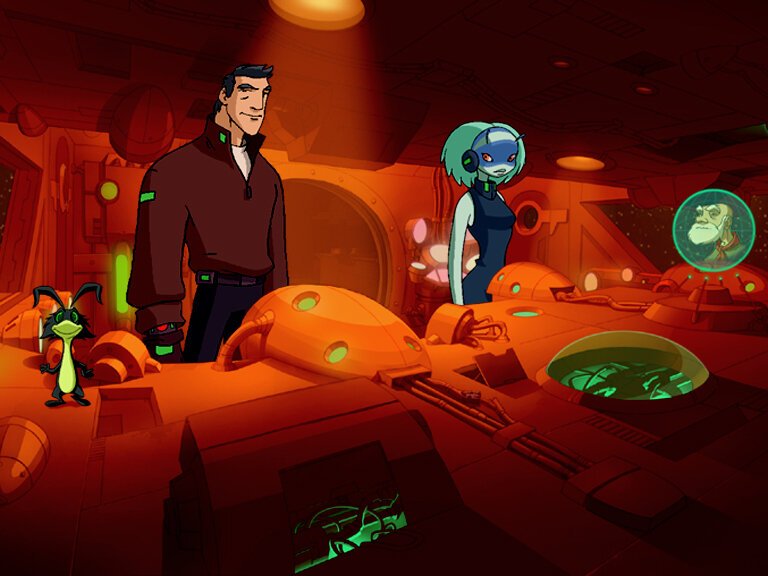 Malo Korrigan betreibt eine Spedition, die ihn zu den ungewöhnlichsten und gefährlichsten Orten des Weltalls führt. Damit versucht er ein unabhängiges Leben zu führen. Doch diese Unabhängigkeit hat seinen Preis … – Bild: Futurikon and Your Family Entertainment AG