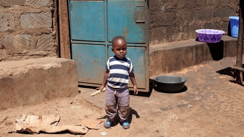Junge in Kibera. – Bild: NDR/Moritz Schwarz Junge in Kibera. – Bild: NDR/Moritz Schwarz